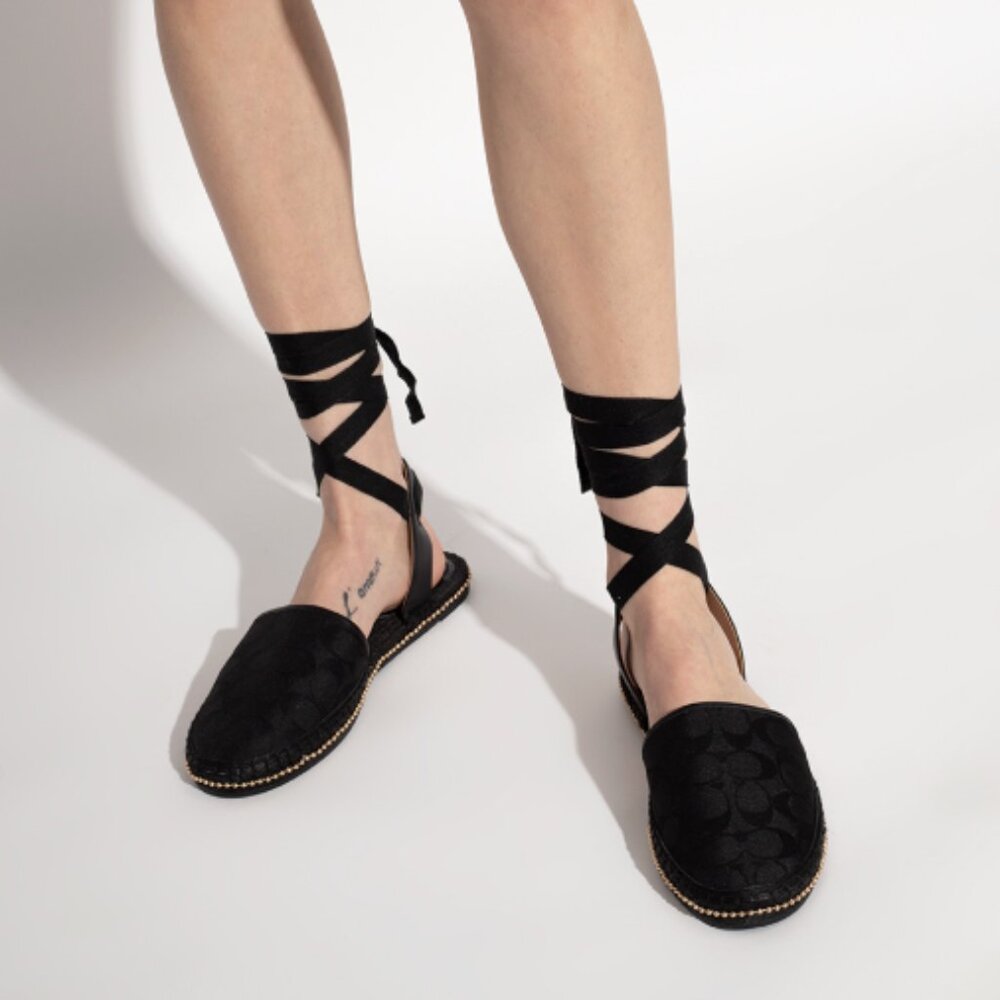 Coach Corinne Espadrilles in Black Size 9